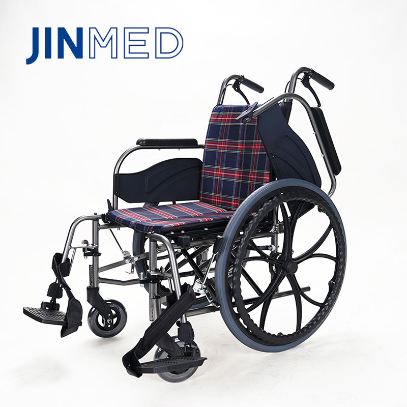 Lightweight folding aluminum manual wheelchair