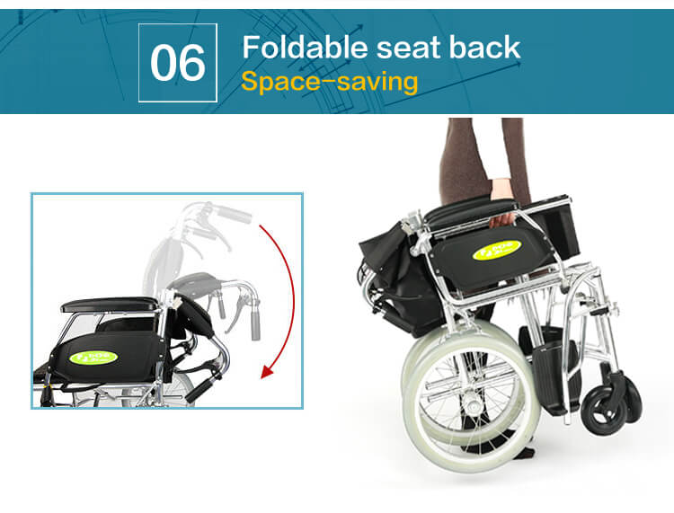 foldable seat back space-saving
